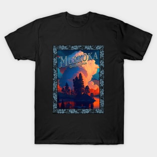 Vintage Muskoka Poster T-Shirt